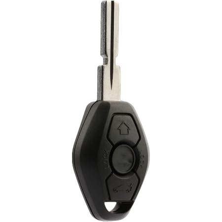 Keyless Entry Remote Key Fob Case Replacement For BMW 1 2 3 4 5 6 7 Series X3 M2 F Series – Black 3 Button