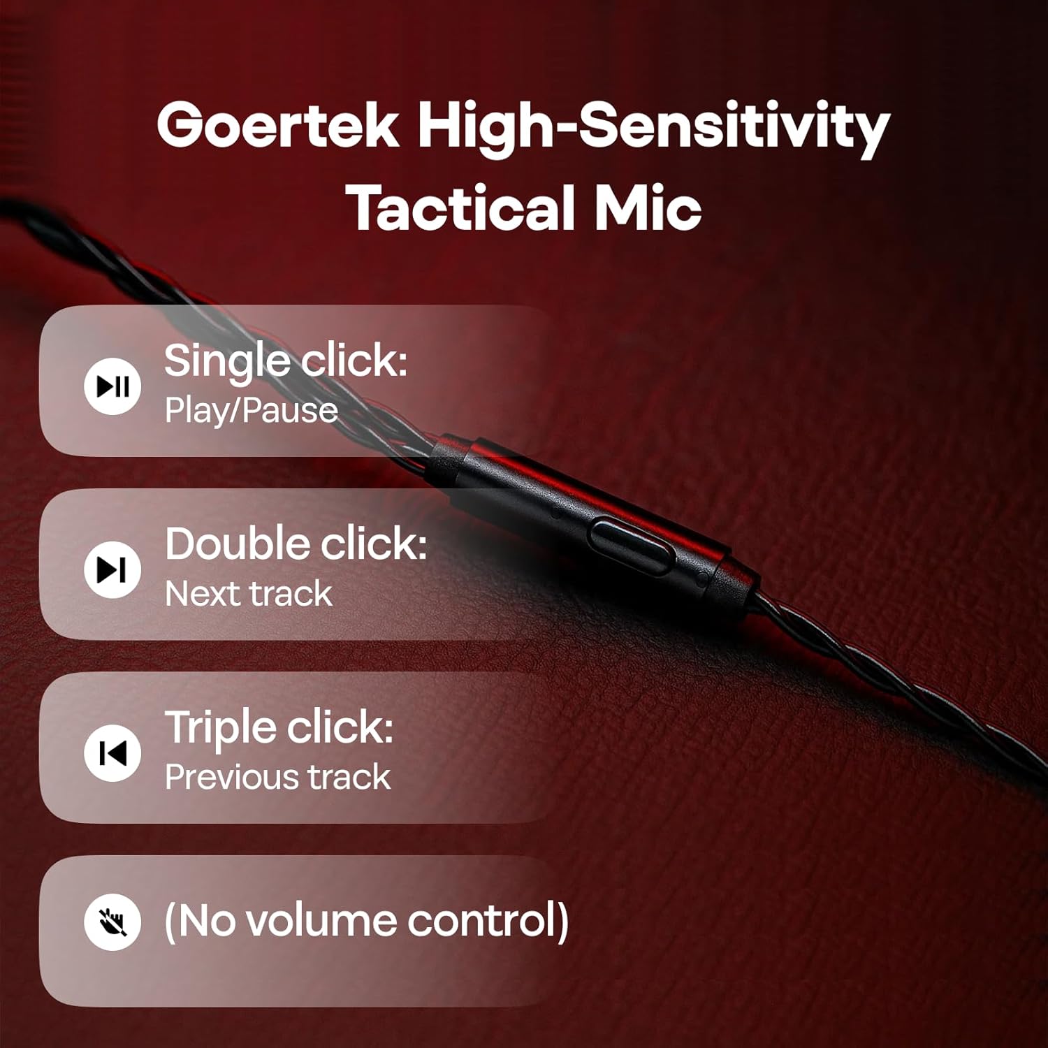 SIMGOT EG280 in-Ear Monitor, 1DD+1 Planar HiFi Wired Gaming IEM Earphone with Microphone, 1.7m Long Detachable 2-Pin OFC Cable, with USB-C Adapter, for FPS Games Audiophile Musician