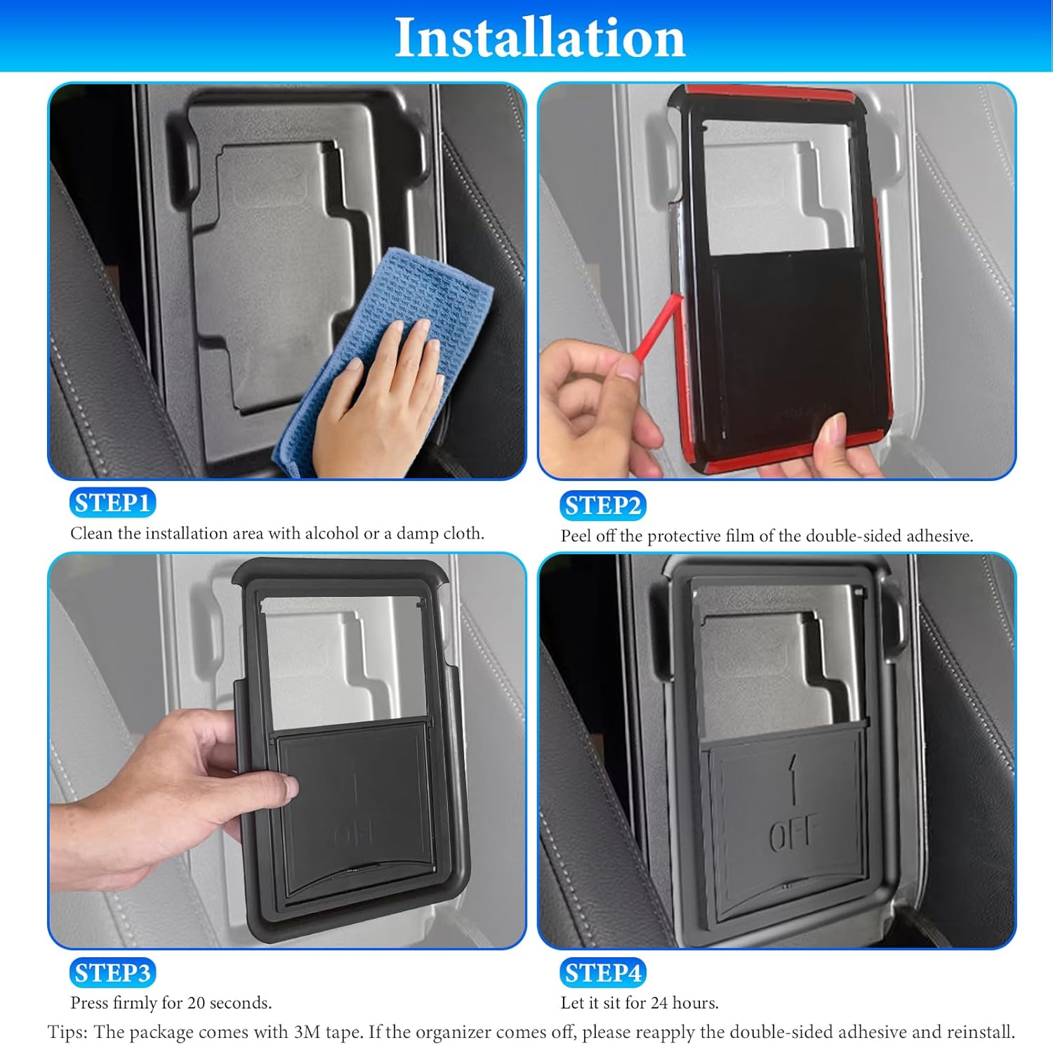 4PCS Center Console Organizer Compatible with Honda CRV 2023 2024 2025 2026 Accessories CR-V Hybrid Armrest Organizer Tray Hidden Storage Box Cup Holder