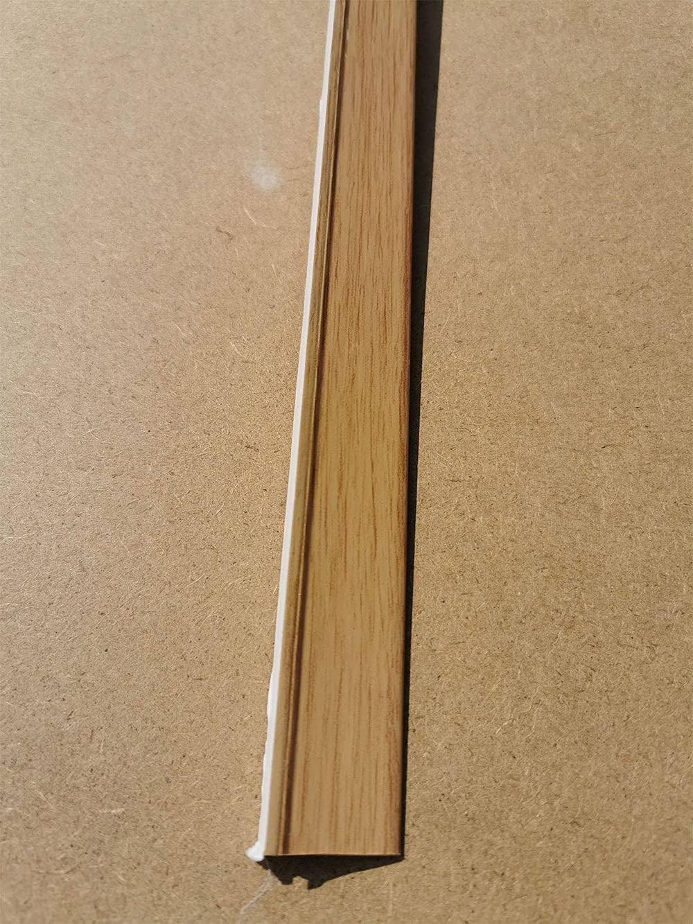Oak Floor Edge Trim 1 Meter Lengths Allows for Floor Expansion Adhesive Room Edge (4)