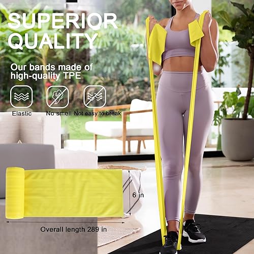 Miniatura 4 de Bandas de resistencia profesionales a granel. Banda elástica de terapia física. Bandas de resistencia bandas elásticas de ejercicio para
