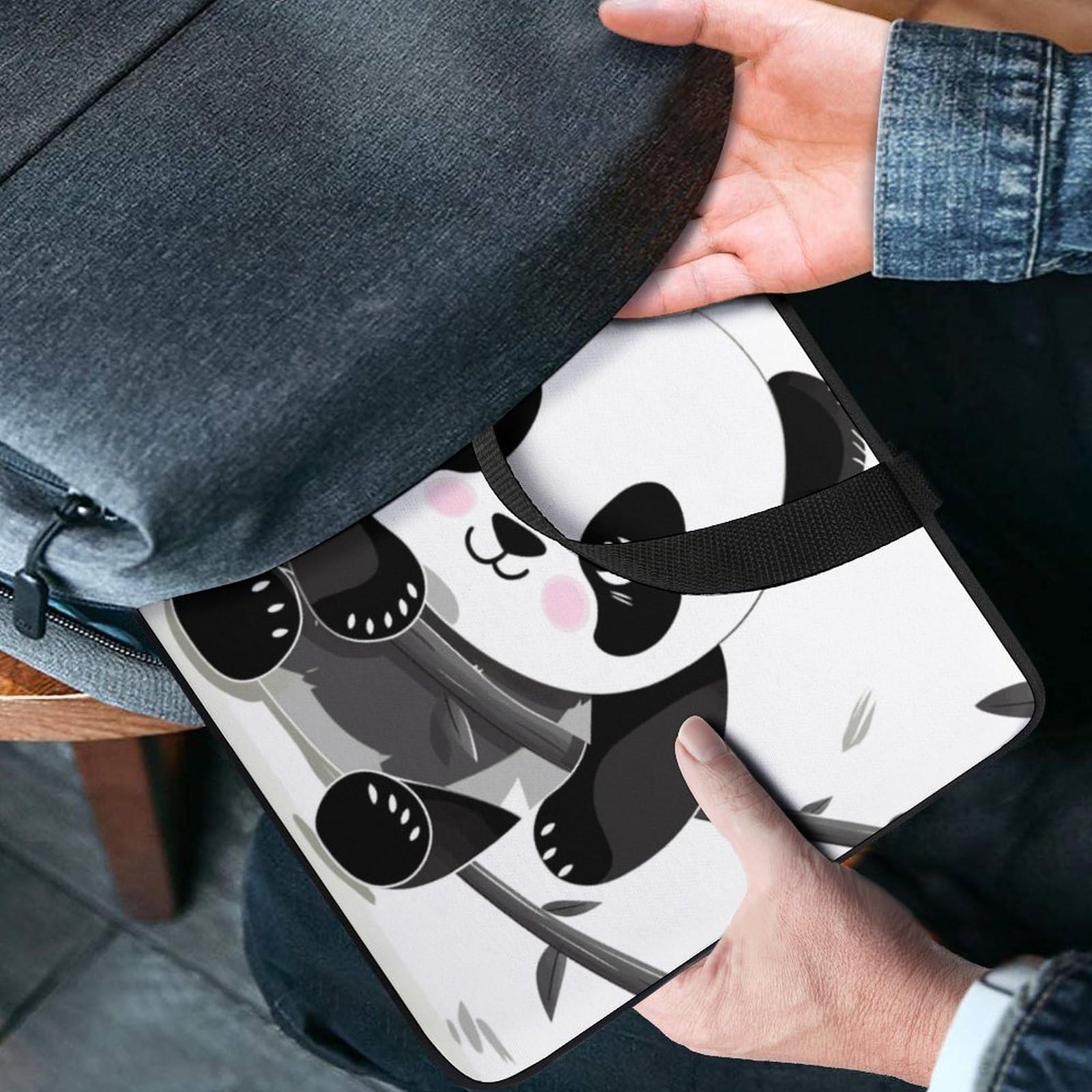 Custodia protettiva per computer portatile da 17", ultra sottile, leggera e impermeabile, in neoprene resistente, con cinghia da polso