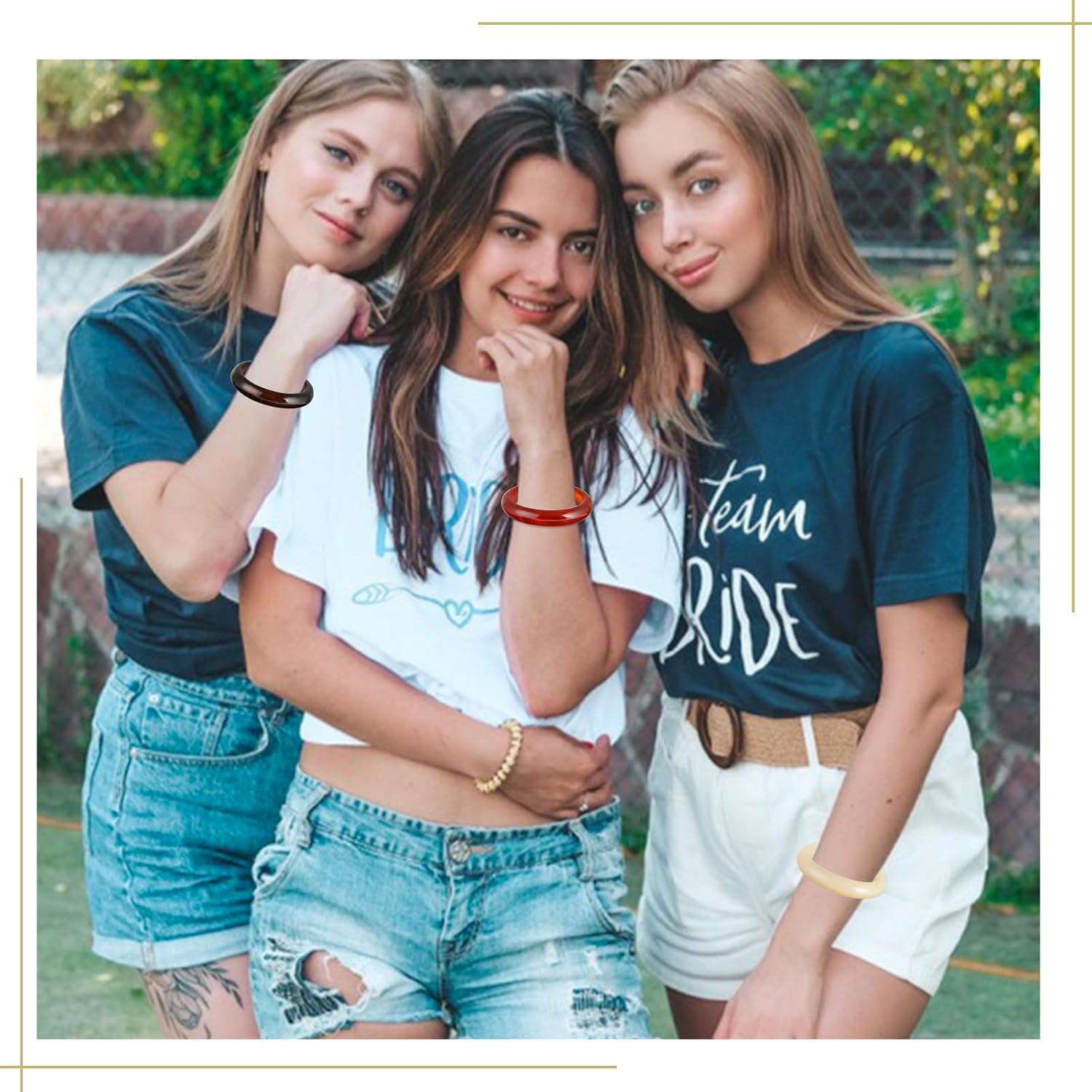 Colorful Chunky Acrylic Bracelet for Women Round Cuff Bangle Bracelet Set Wrist Cuff Bracelets for Women as Jewelry Gift