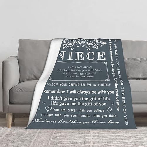 Miniatura 2 de FTEFueie Regalos de sobrina de la tía, manta de sobrina de 50 x 60 pulgadas, regalo de cumpleaños para sobrina de la tía, regalo de cumpleaños para