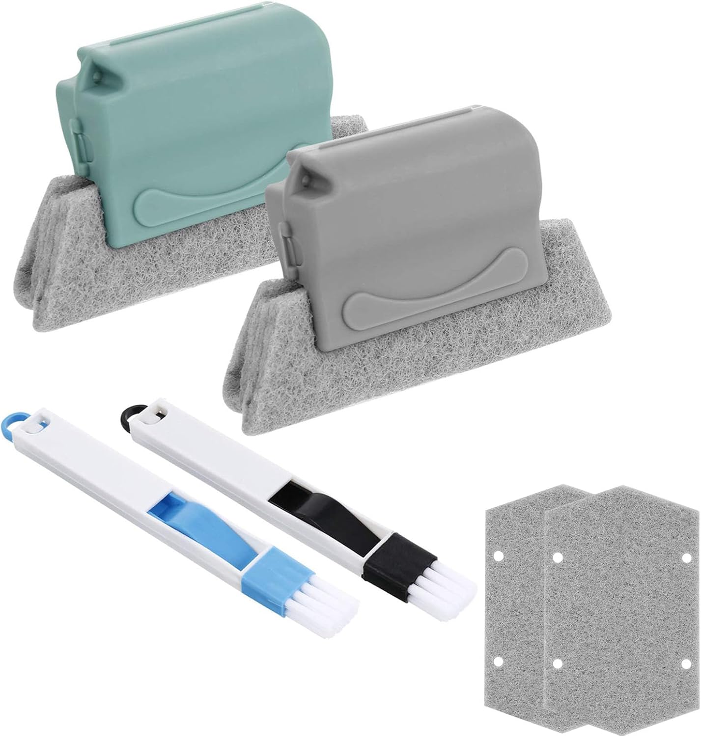 6pcs Groove Cleaning Brush, Multifunctional Magic Window Cleaning Brush