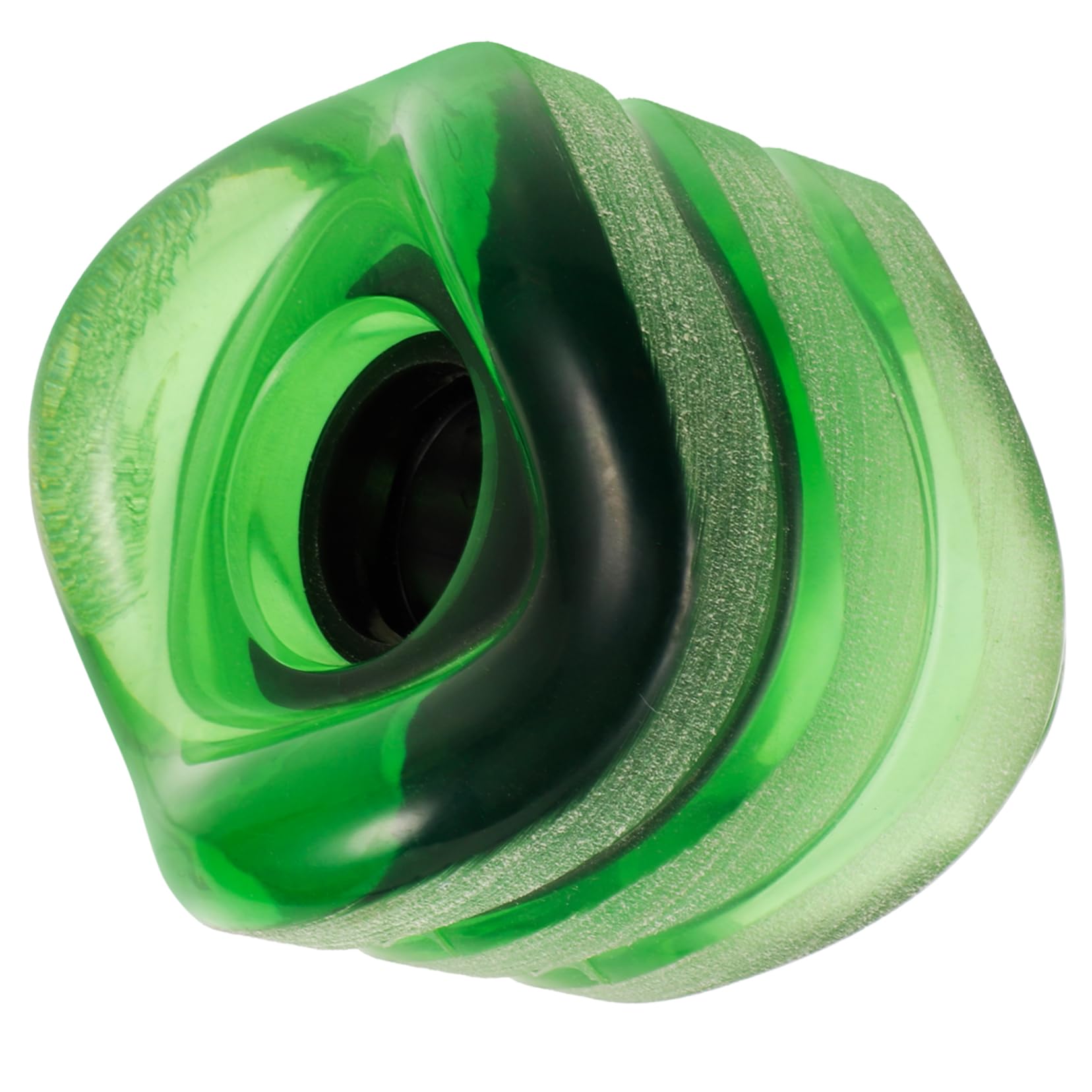 BESPORTBLE Curved Skateboard Wheel High Elasticity PU Design for for Cruising Carving Dancing Stylish Transparent for All Riding Styles