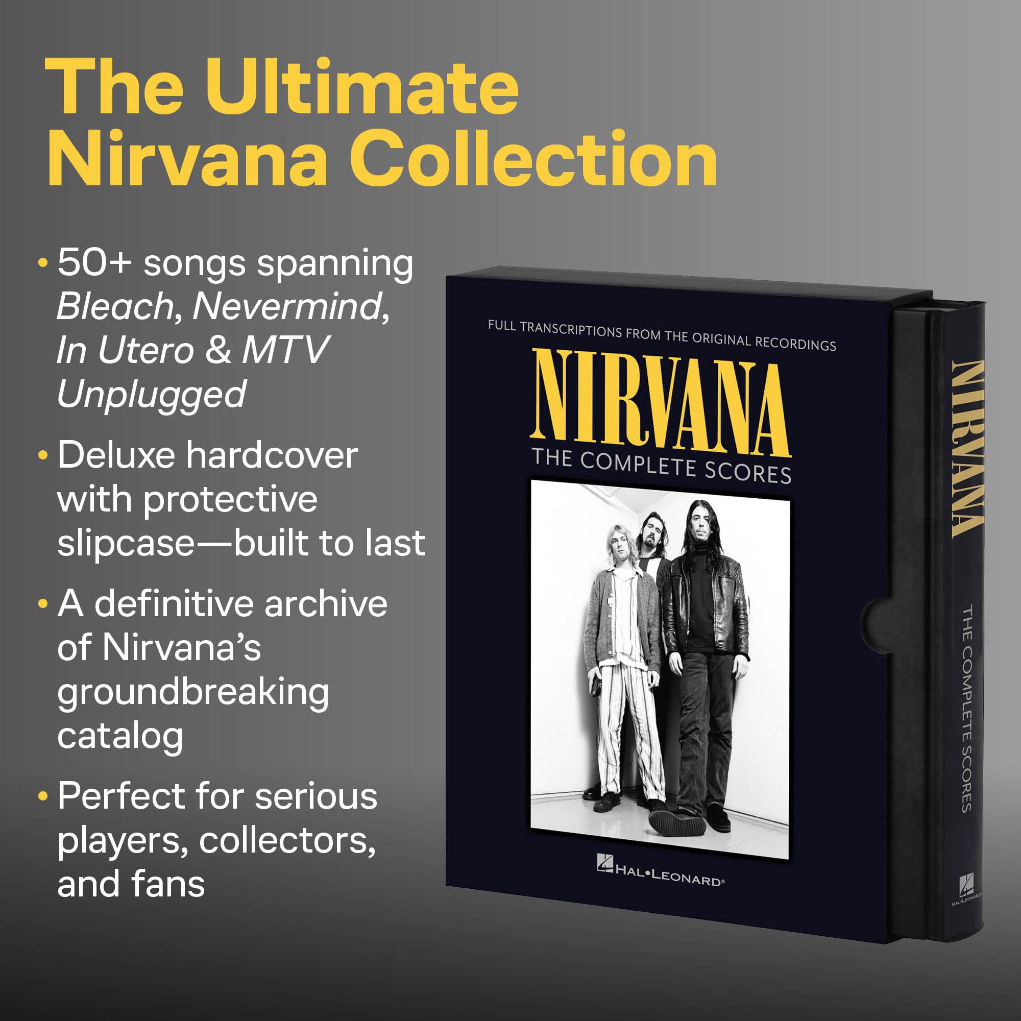 Nirvana - The Complete Scores. Jazz Ensemble mit Gesang. Partitur Gebunden: Deluxe Hardcover Book with Protective Slip Case