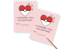 Poke mon Valentine's Pack | 30 Pack of Valentines Cards