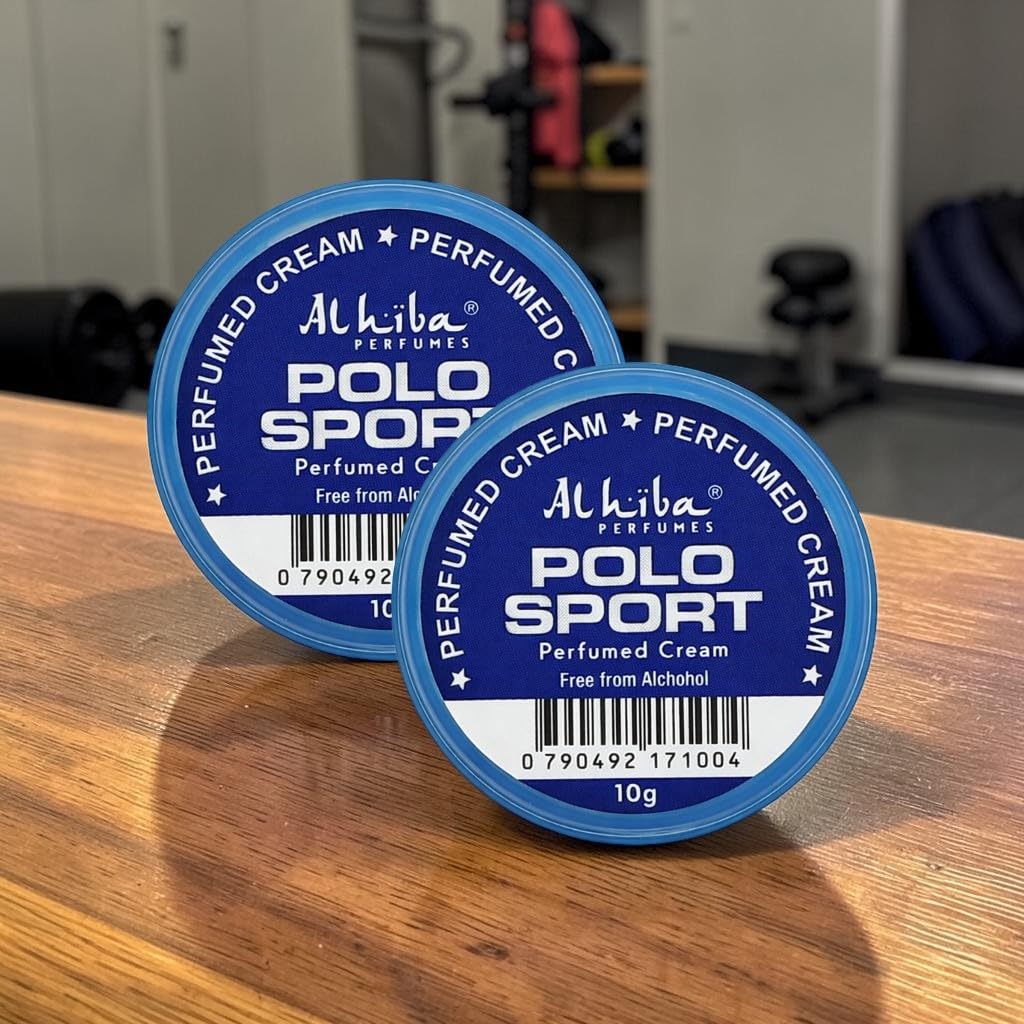 Alhiba Perfume Body Cream Polo Sport (10gm) (Pack of 2)-image-19
