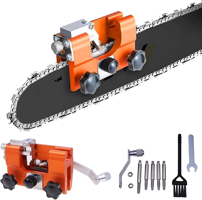 HOJILA Chainsaw Sharpener, Portable Chain Saw Sharpening