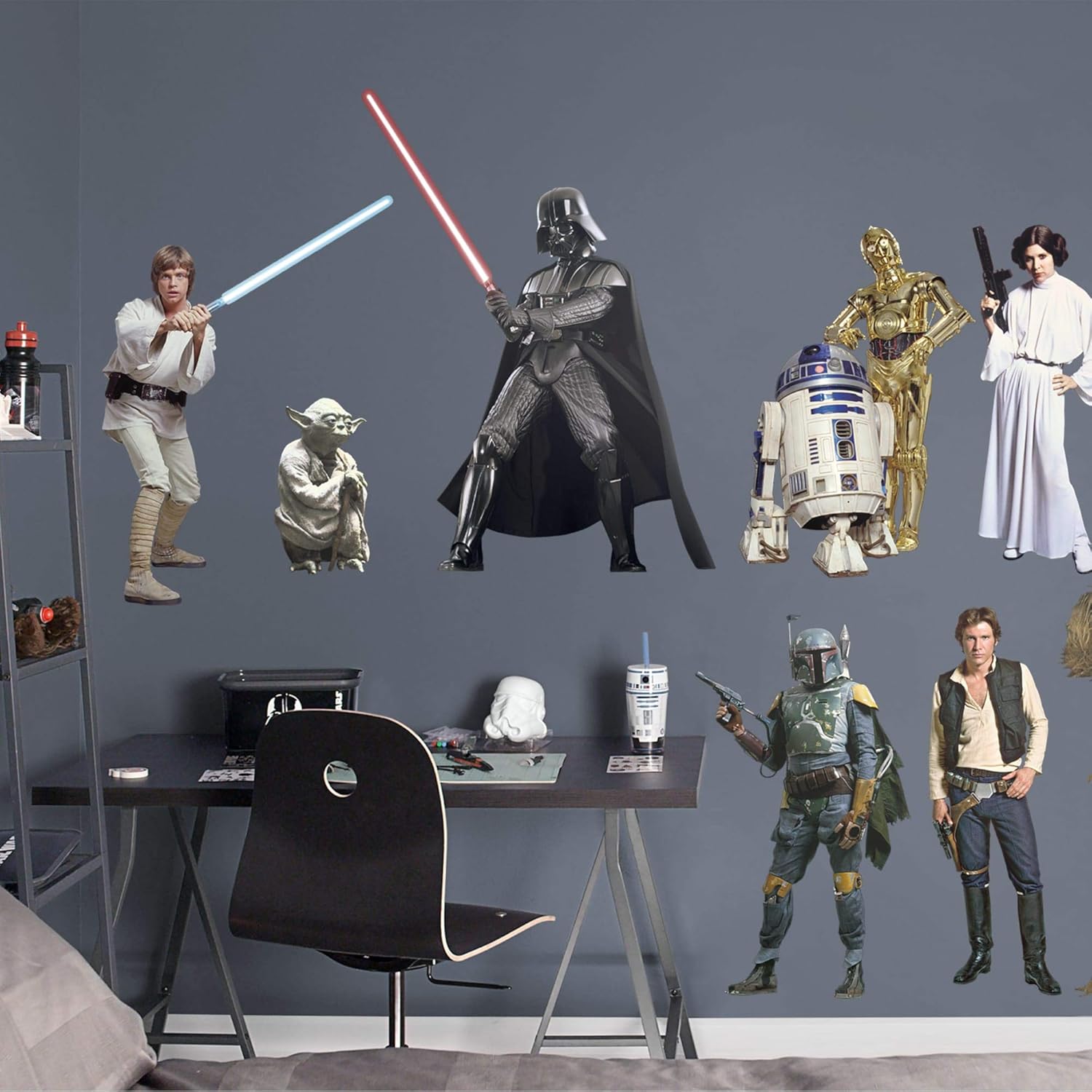 Amazon Fathead Star Wars Original Trilogy Characters Collection Real