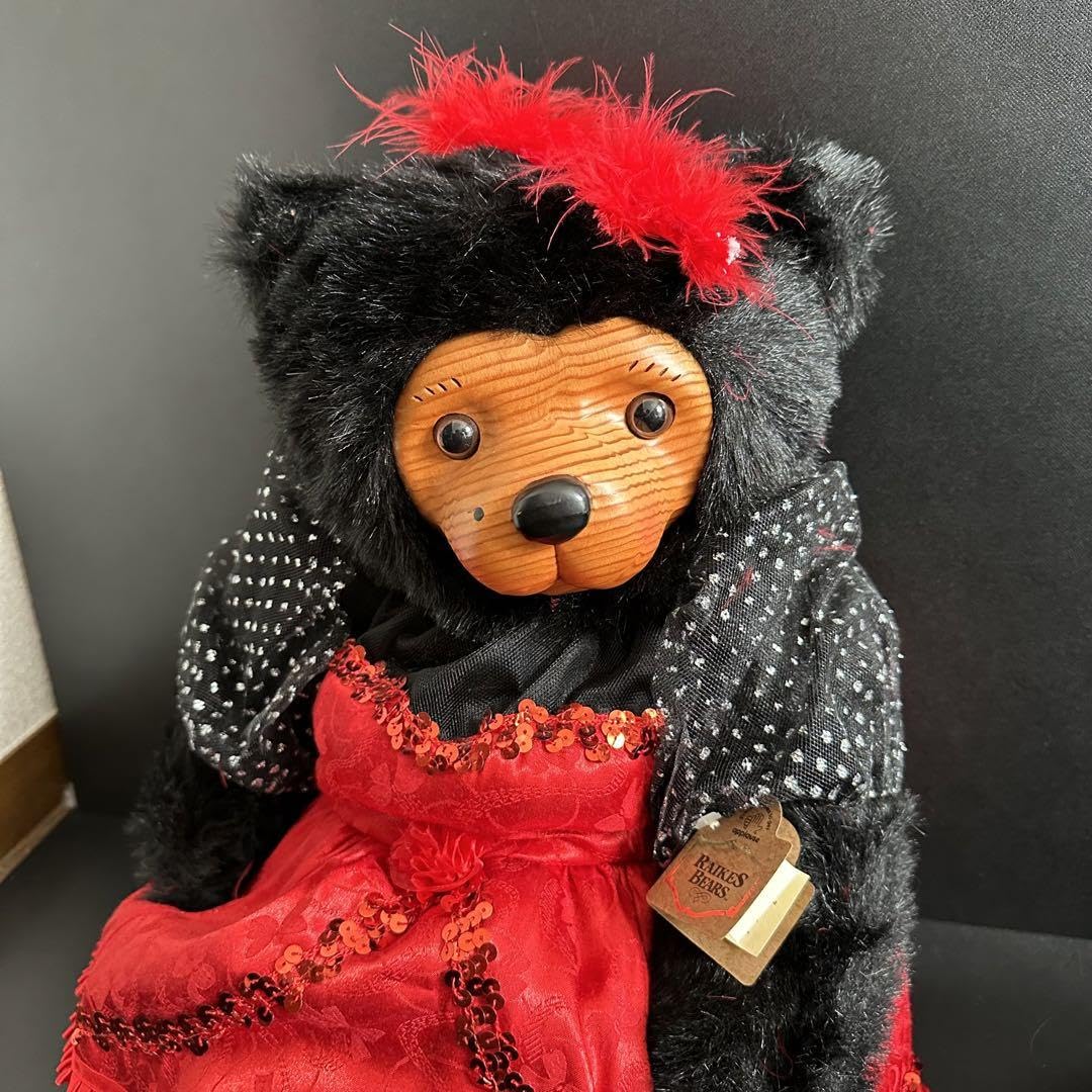 テディベアRobert raikes bears 木彫り海外作家レイクスベア