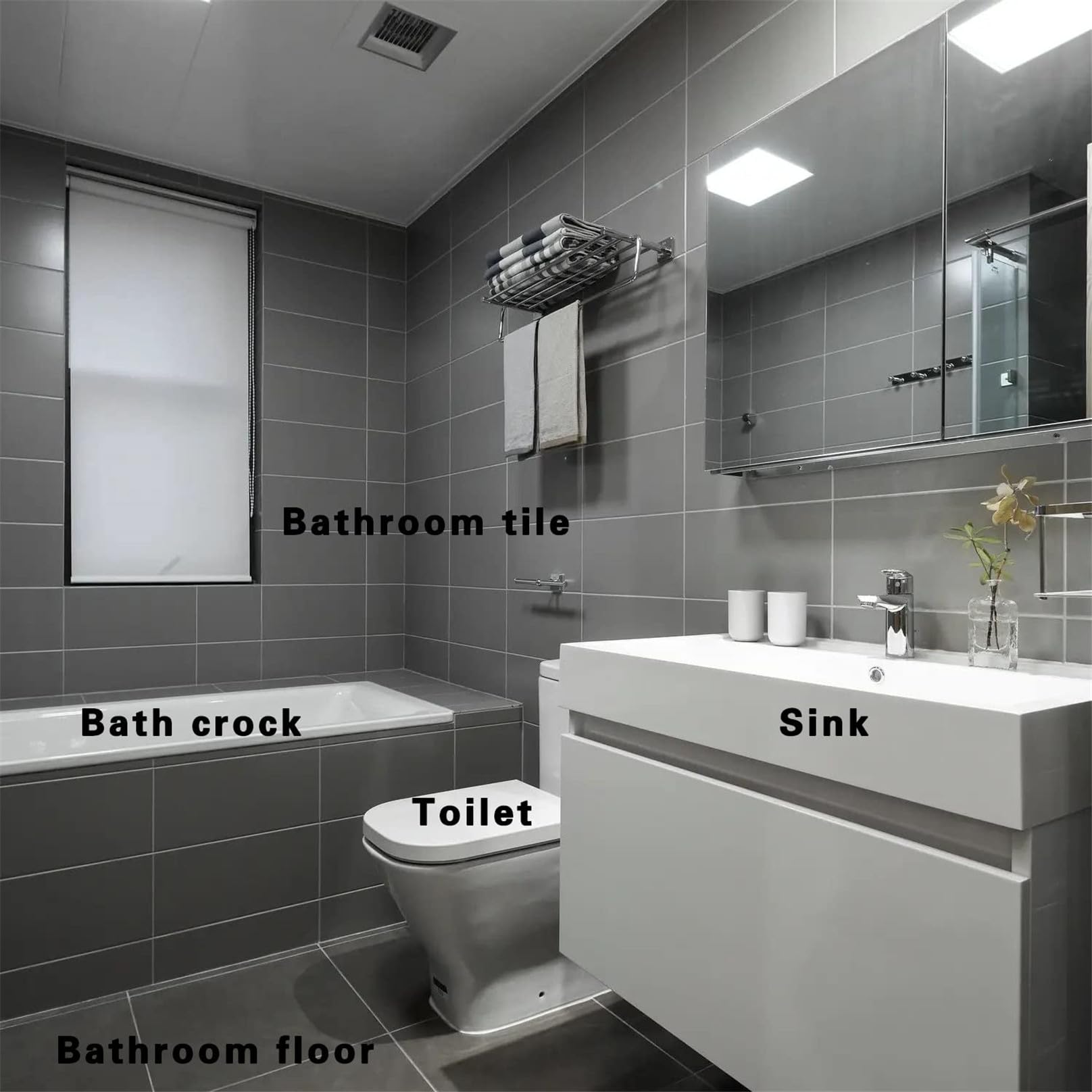 AKEIE Pumice Stone Toilet Cleaning Bowl Stick, Remove Toilet Bowl Hard Water Rings, Calcium Buildup and Rust Suitable for Cleaning Toilet, Bathroom, Kitchen Sink,BBQ Oven Grill, Pools, Spas,8 Pcs