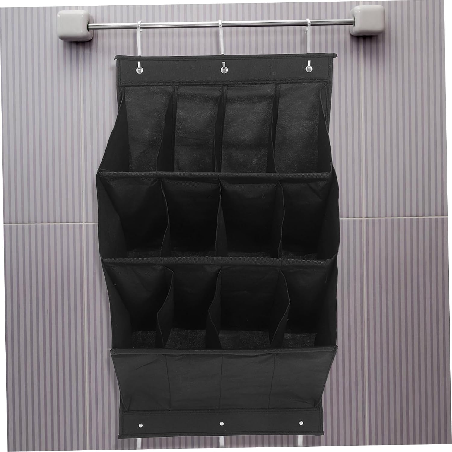 Over Door Shoe Rack Breathable Hanging Organizer for Boots High Heels and Slippers No Tool Installation for Space Optimization Narrow Areas