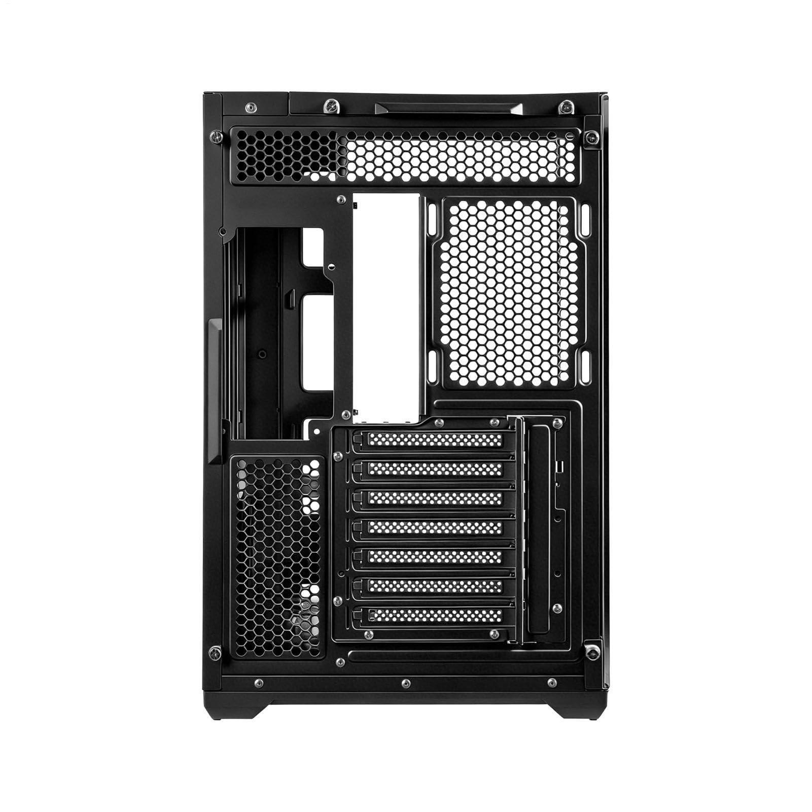 ATX PC Gehäuse, 10 Lüfter, Gehärtetes Glas, Hoher Airflow