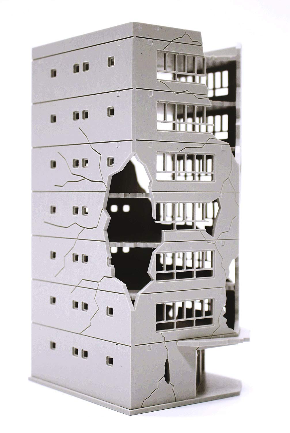 Amazon | プレッサージャパン 壊れたビル2(MS SCALE 1/144) 未塗装 PBG