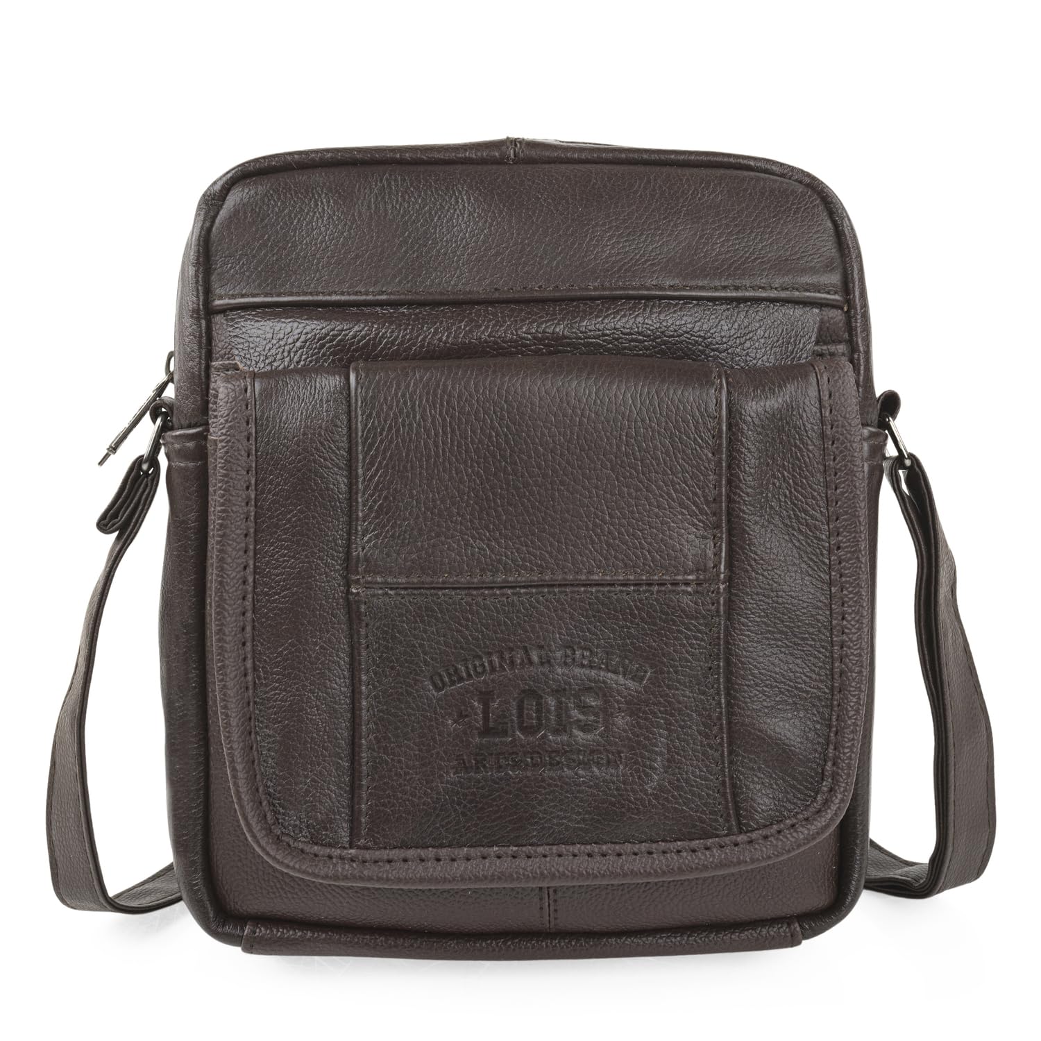 Lois - Bolso Hombre Piel Vegana Estilo Moderno, práctico y elegante Bandole