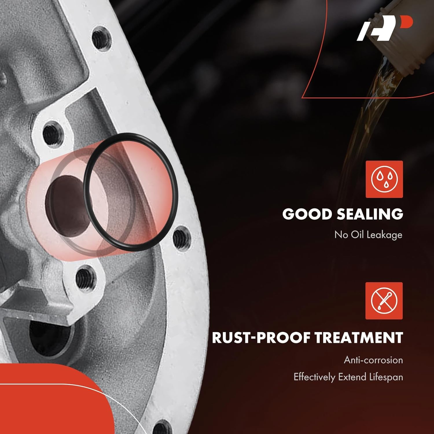 A-Premium Engine Oil Pump [1.6L] Compatible with Toyota Corolla 1993-1997 & Geo Prizm 1993-1995, with Gasket