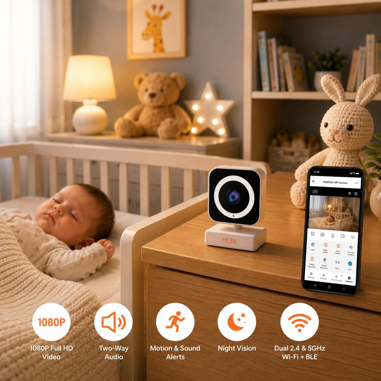 MOBI Connect Indoor Monitoring Camera image 3