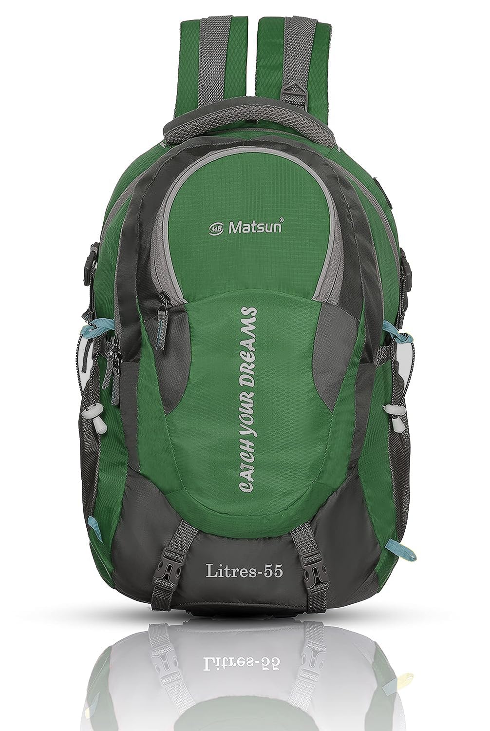 matsun Large 55 L Laptop Backpack Premium Waterproof Bag For Travelling Trekking Grey (B0C34BD1N5) Amazon Price History, Amazon Price Tracker