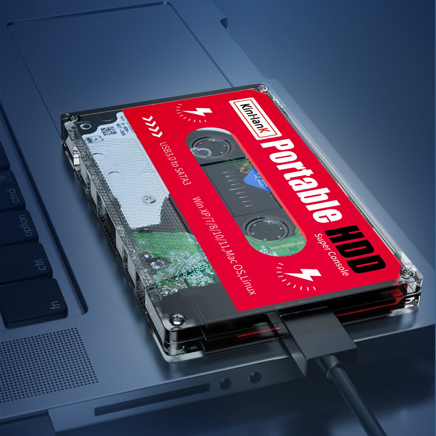 Kinhank 2TB HDD 2.5 inch Portable External Game Hard Drive Disk with