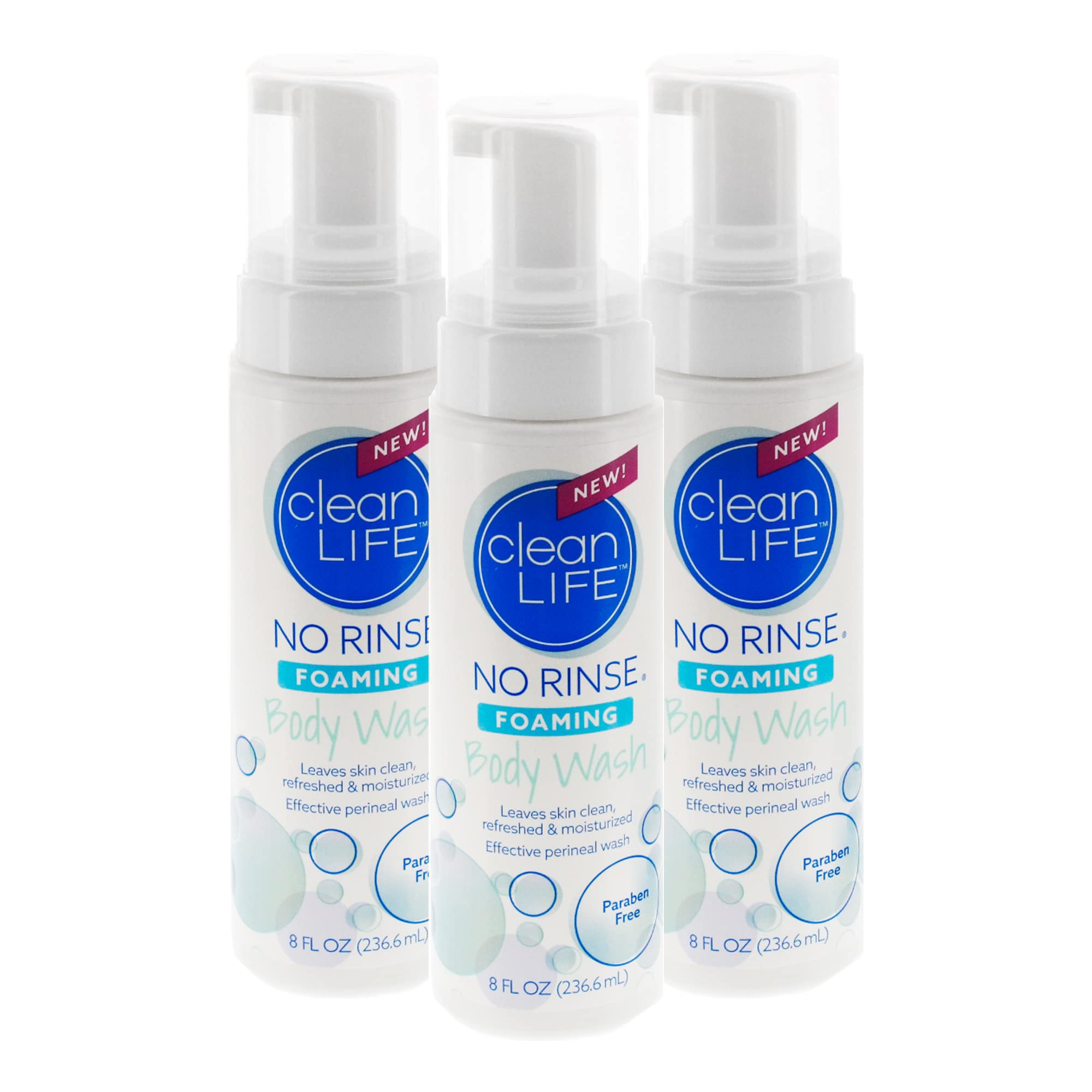Buy NoRinse Foaming Body Wash, 8 fl oz (Pack of 3) The Original