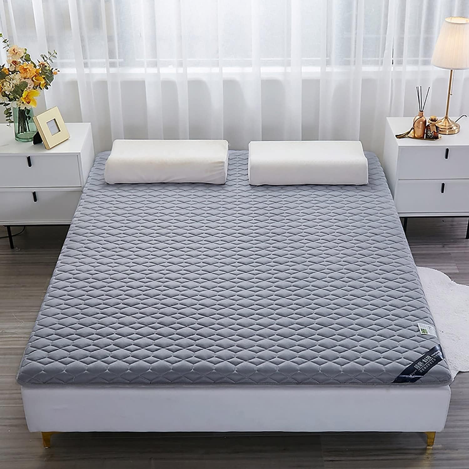 Kiseely Japanische Futon-Matratze, Faltbare Tatami- Produktbild-Vorschau 7