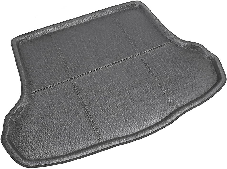 Mallofusa Cargo Liner Rear Cargo Tray Trunk Floor Mat Compatible for KIA Forte Cerato k3 2014 2015 2016 2017 2018 Black