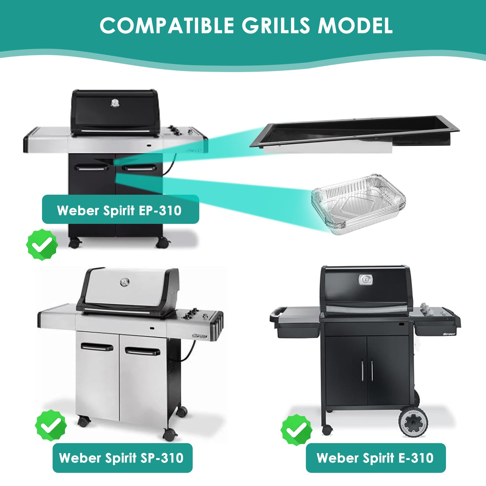 WEBER BARBECUE A GAS SPIRIT II E-310 GBS - - Attrezzature Per - Foto 14