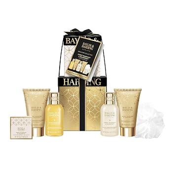 Baylis & Harding Signature Luxury Pamper Present Stack, Gift Set for Women