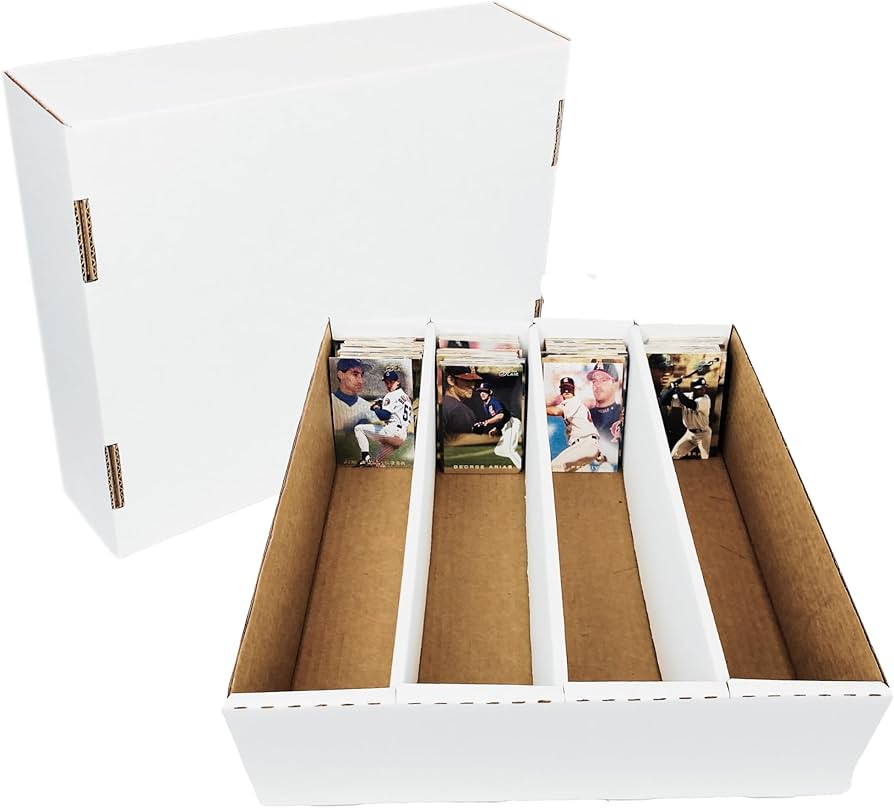 Amazon.com: Max Protection 4 Row Trading Card Storage Box - 3200 Amazon.com: Max Protection 4 Row Trading Card Storage Box - 3200
