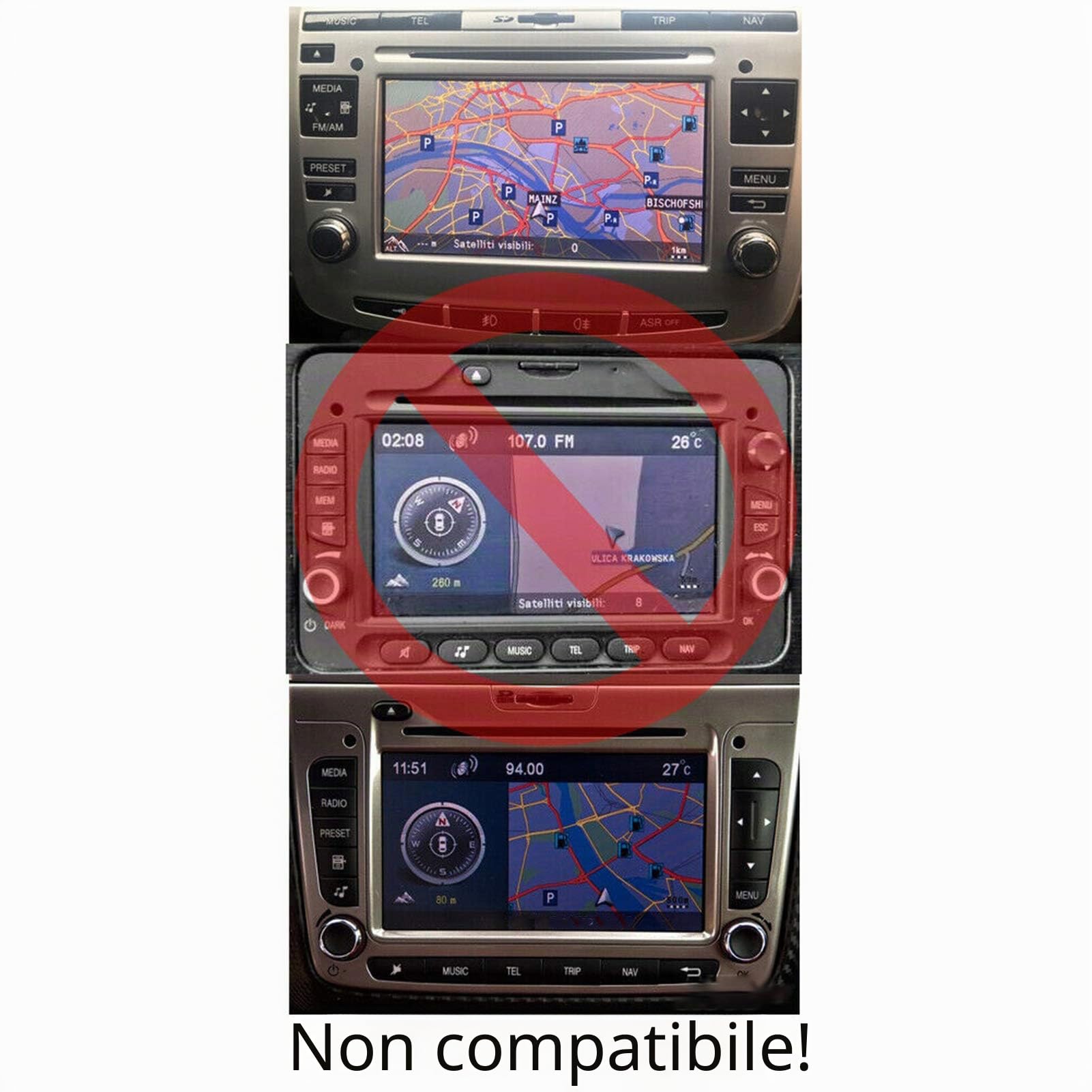 Qiilu Modulo Audio Bluetooth per Auto, Adattatore Audio per Auto Bluetooth Accessori Radio Stereo Adatti per Giulietta/Brera