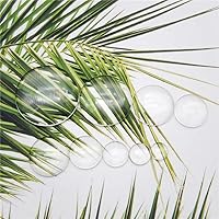 Vista 2 de Paquete de 90 cabujones de cristal transparente de forma redonda de 0.315 in, 0.394 in, 0.472 in, 0.591 in, 0.630 in, 0.709 in, 0.787 in, 0.984 in