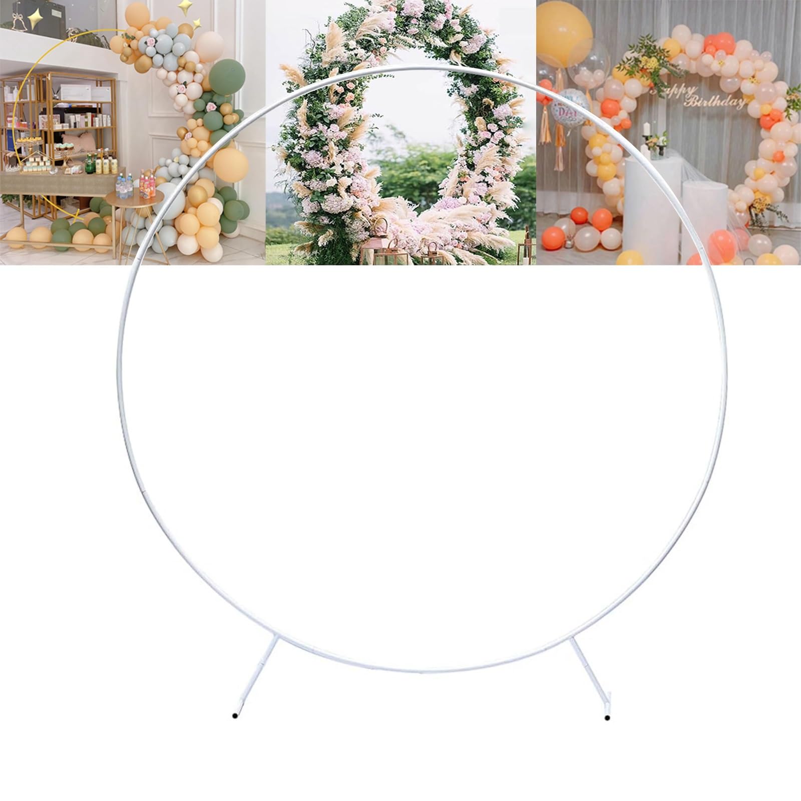 Amazon.co.jp: サークルアーチの小道具バルーンアーチの結婚式の小道具 