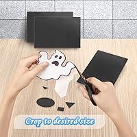 Vista 3 de Yoseng - Hojas magnéticas con respaldo adhesivo - 16 unidades cada una de 4 x 6 pulgadas, hoja magnética flexible, imanes de imágenes, hojas
