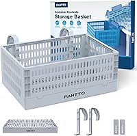 Vista 1 de Cesta de almacenamiento junto a la piscina, 2 unidades, cesta de almacenamiento plegable sobre el suelo para juguetes de piscina, toallas, bebidas