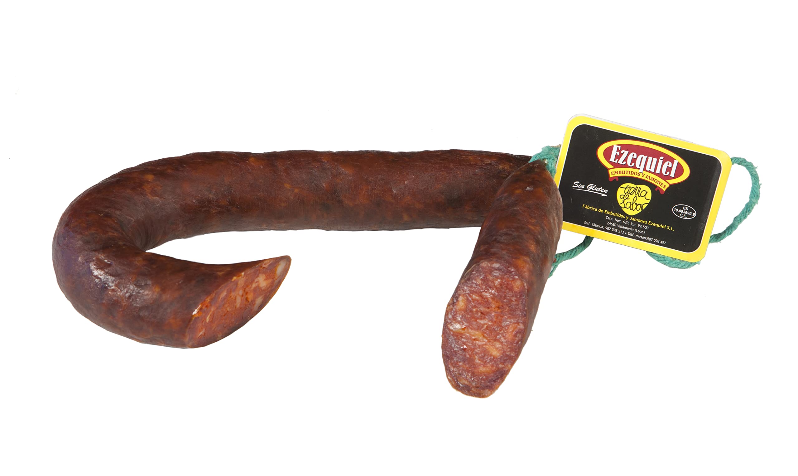 Embutidos Ezequiel Chorizo Extra, Chorizo de León, 425 Gramos.