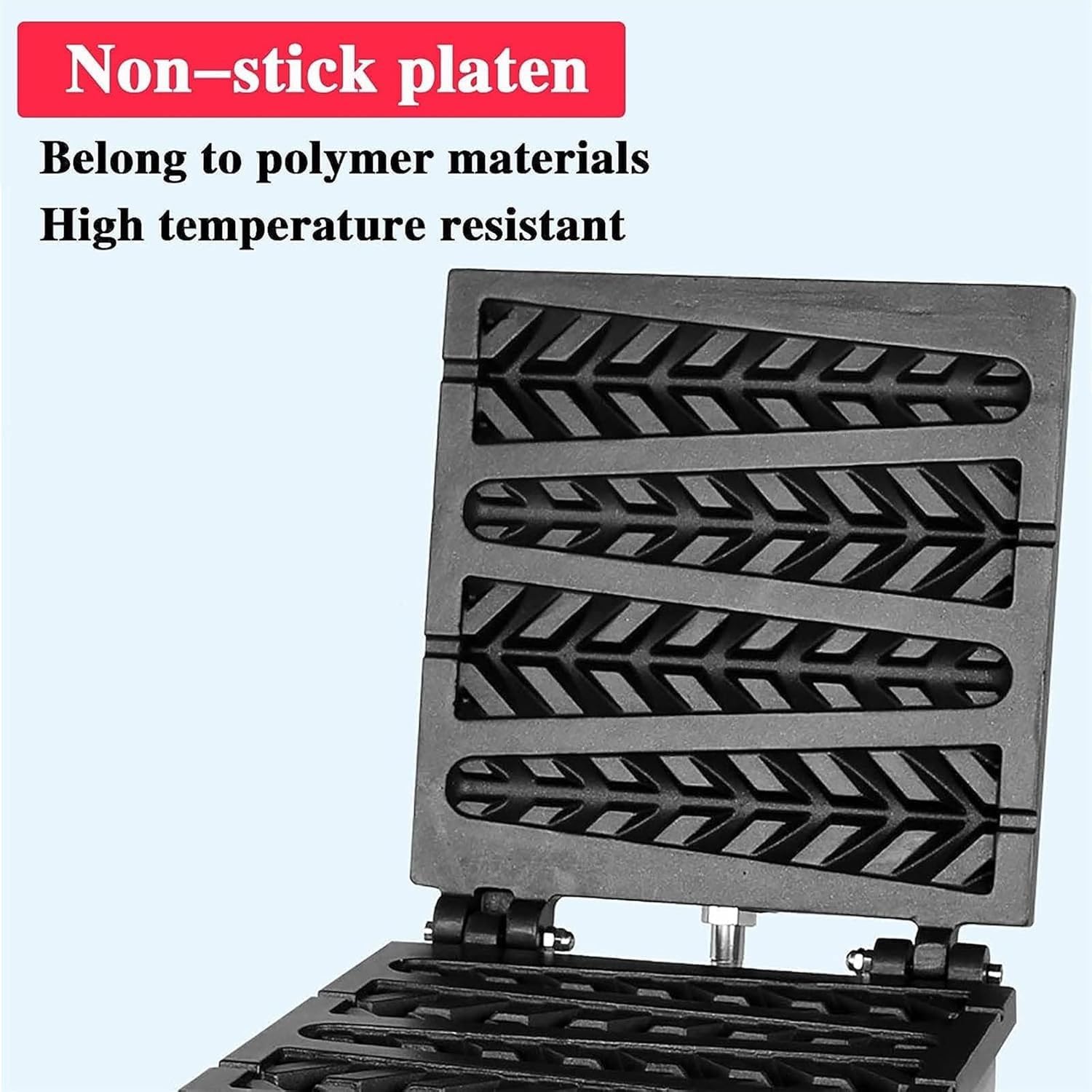 Gofrera Comercial con Temporizador y Control de Temperatura para restaurantes y Uso doméstico.