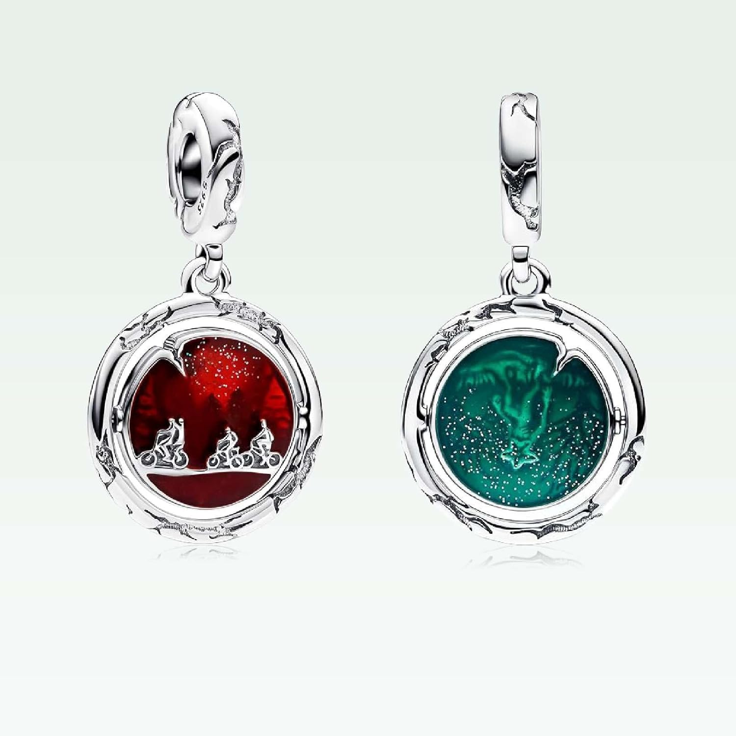 Cute Fashion Heart Charms,S925 Sterling Silver Charm,Bead for Bracelets and Necklaces,For Women Jewelry Present - Image 2