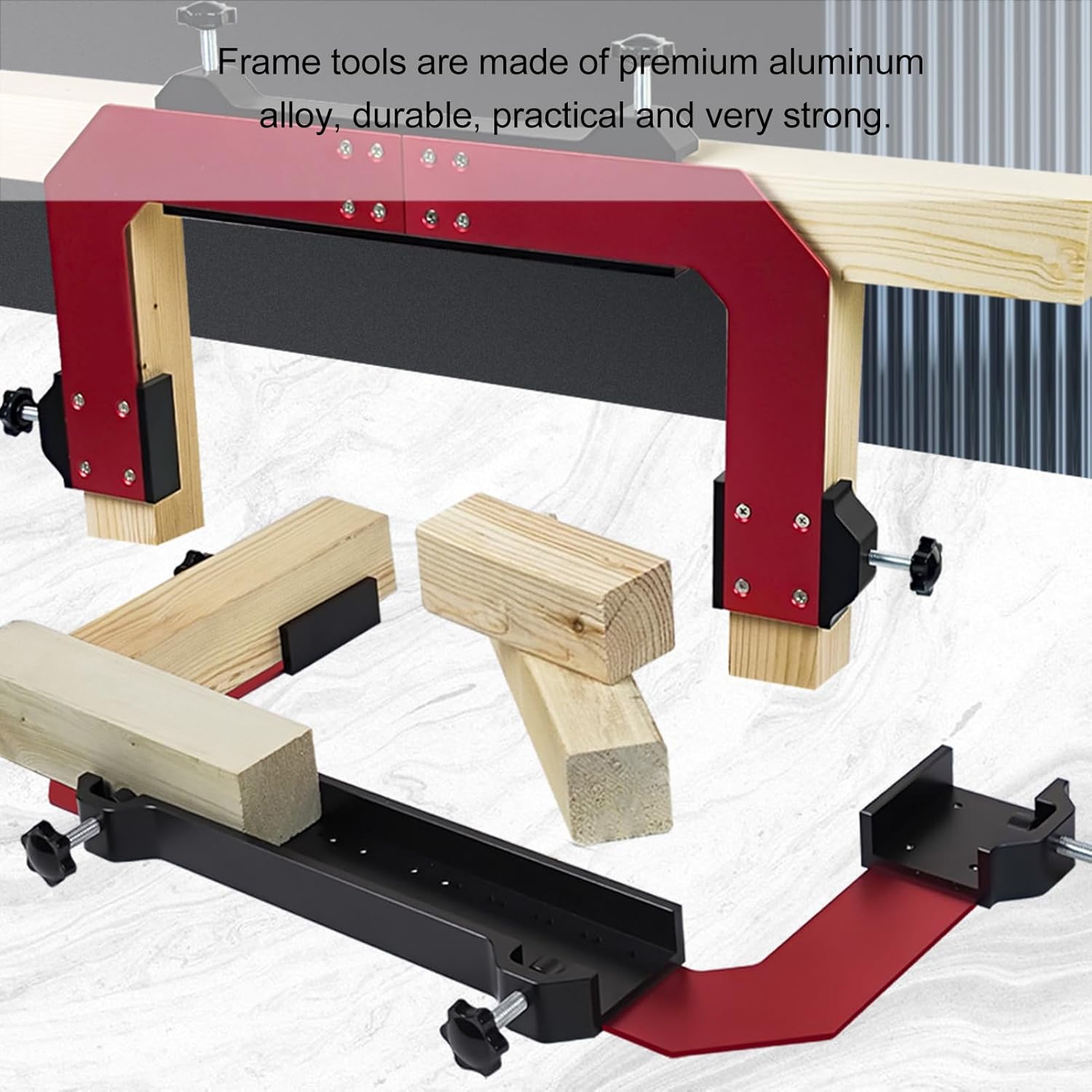 BTC(に住む) スタッドレイアウトツール アルミ合金 16～24インチ 調整可能 3 in 1