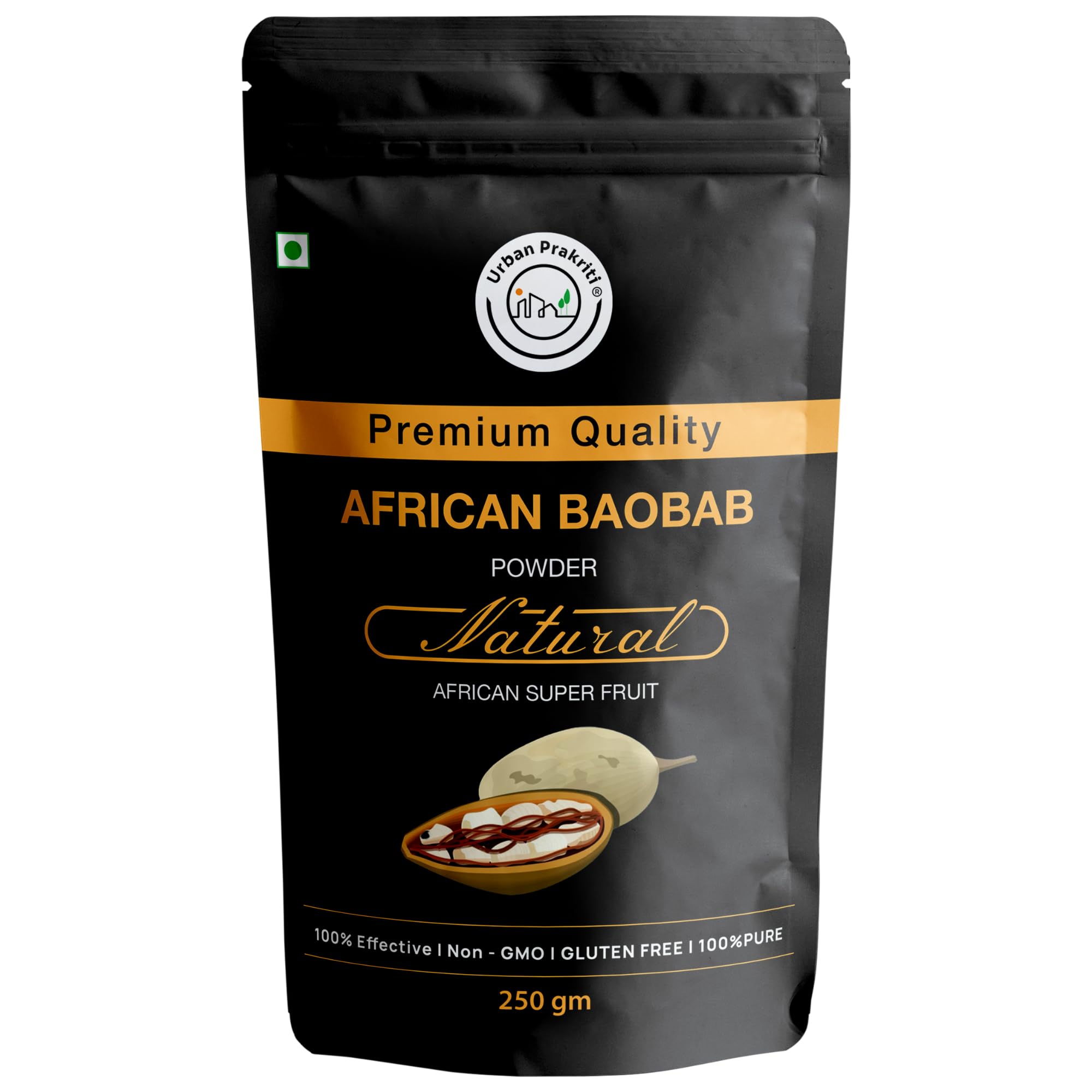 Urban Prakriti African Baobab Powder 100gm | Vegan Superfood for Men and Women | Best for the Gut Health, Immunity & Skin | Rich in Dietary Fiber, Vitamin C | Source of Potassium, Iron, Calcium — Amazon image 8