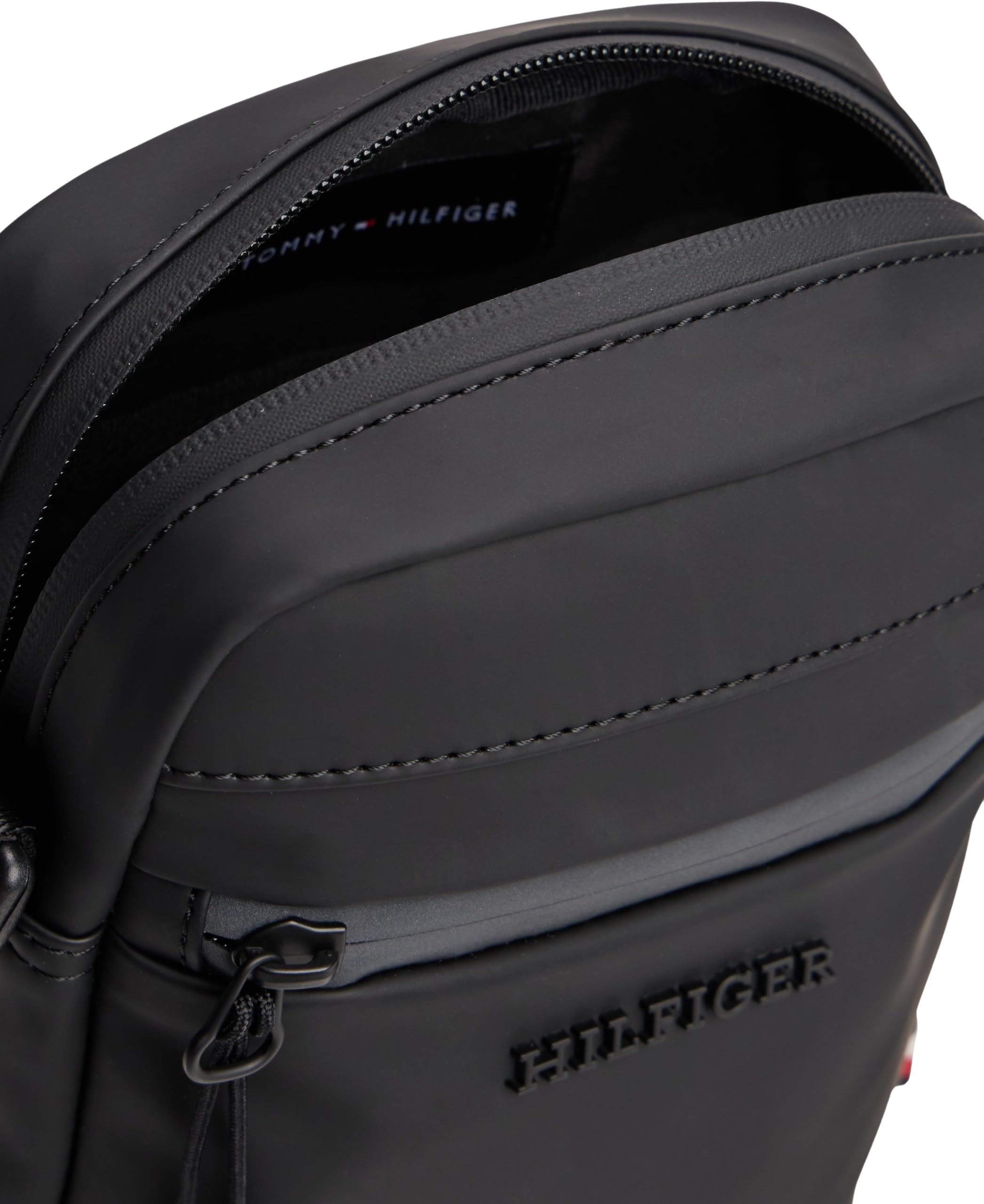 Tommy Hilfiger Sac à Bandoulière Sac Homme Mini Reporter Petit, Noir (Black), Taille Unique
