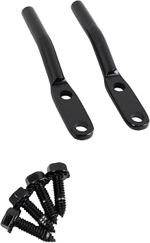 Kentrol Door Strap Pins pair in Black Stainless Steel for 1976-1995 Jeep CJ & YJ