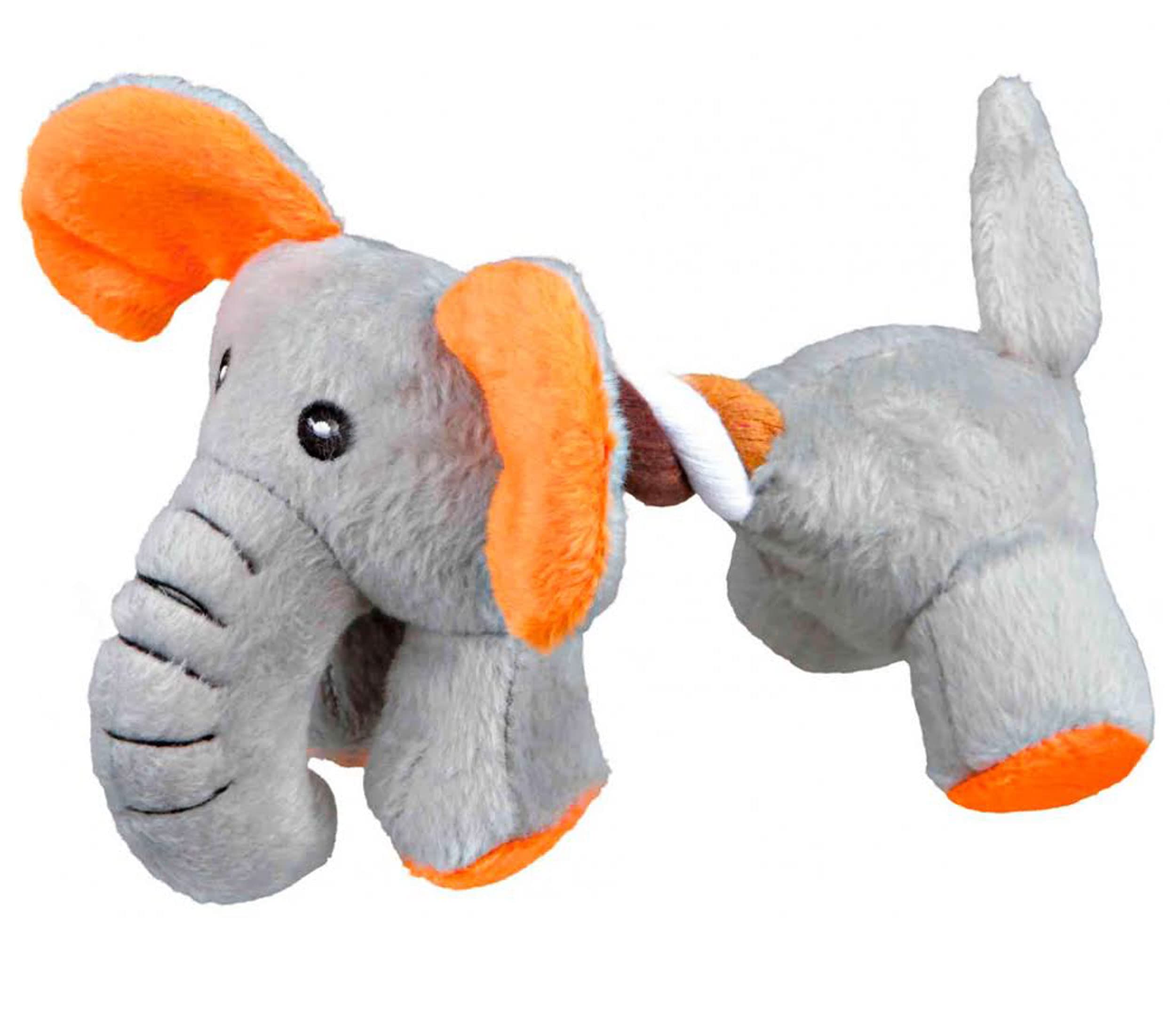 For The Fur Kids Trixie Plush Animal with Rope Dog Toy: Squeaky Dog Toy (Elephant) (B09QQT7CQQ) Amazon Price History, Amazon Price Tracker