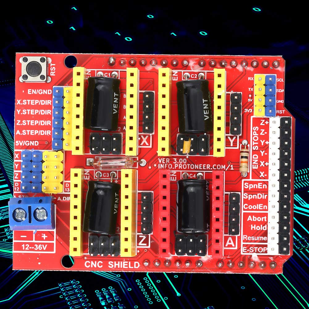 3D Printer CNC V3 Driver Module, CNC Expansion Board, CNC Expansion Board for Engraver and 3D Printer
