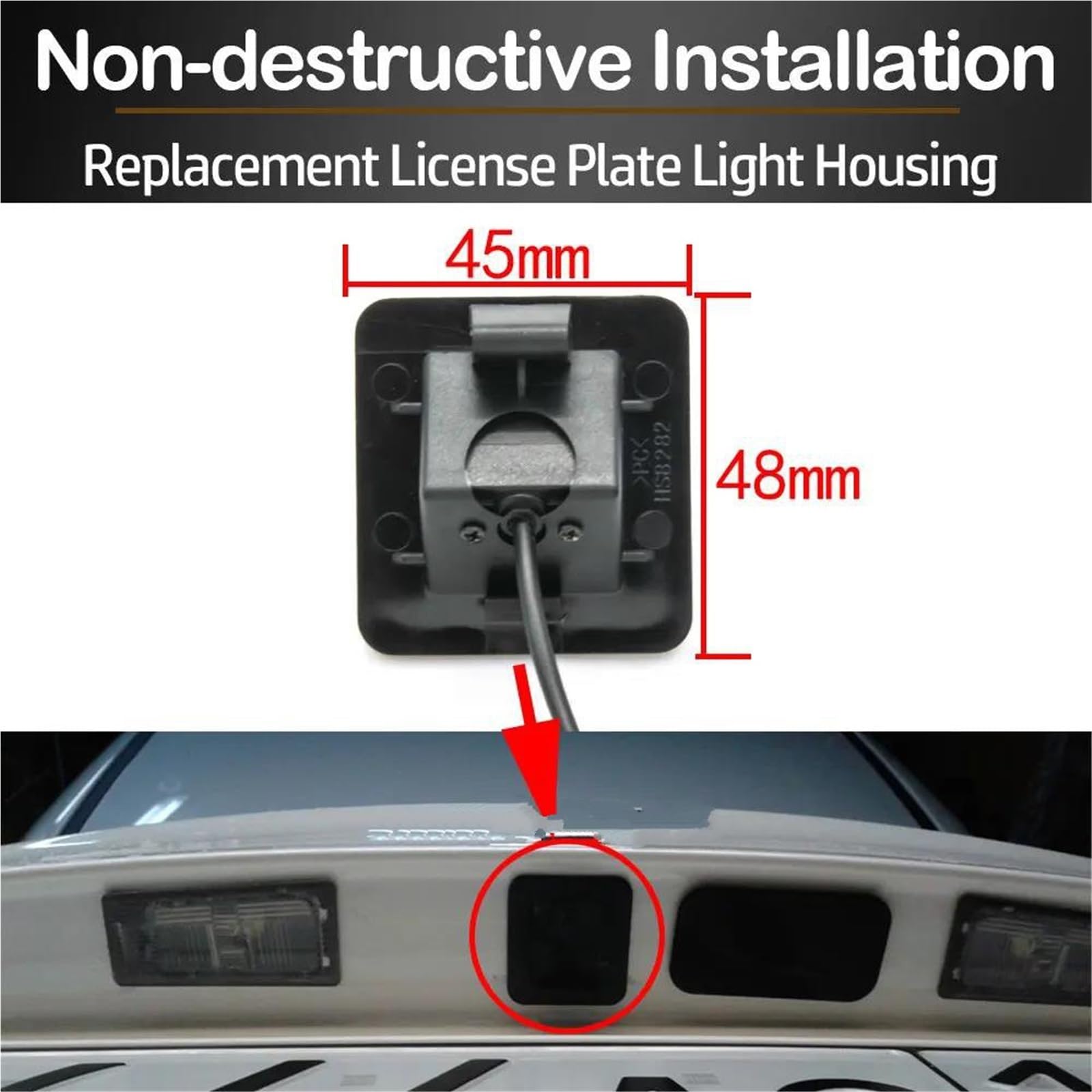Macchina Fotografica Retrovisione Per Kia Per Cerato K3 4D Berlina Per Forte YD Per Hatchback Parcheggio Senza Fili(Type A)