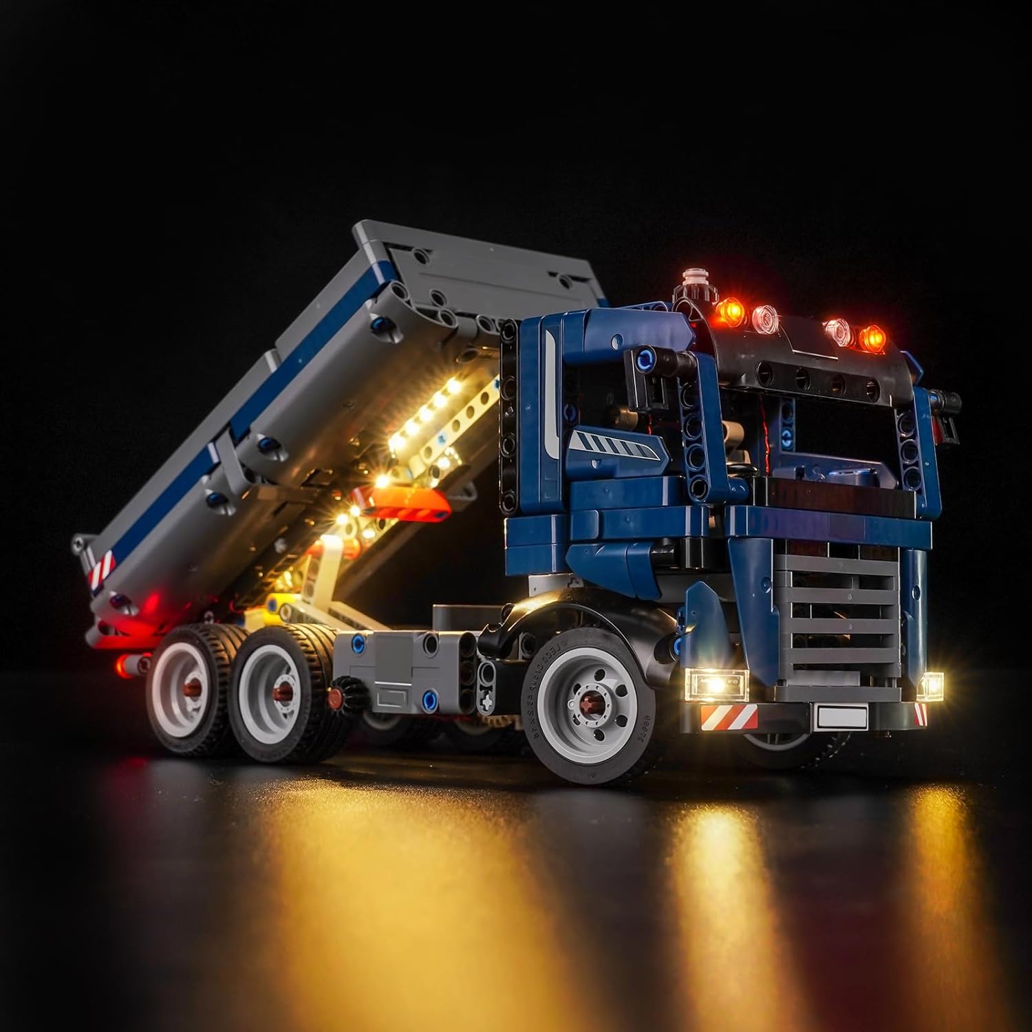 BrickBling LED Lighting Only, Compatible with Lego Technic Tipping Dump Truck, Compatible with Lego 42203, Not Come with Truck