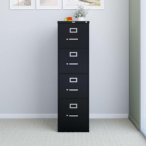 Miniatura 2 de Staples 204082 Archivador vertical de 4 cajones con bloqueo Letra negra de 25 pulgadas D (25164D)