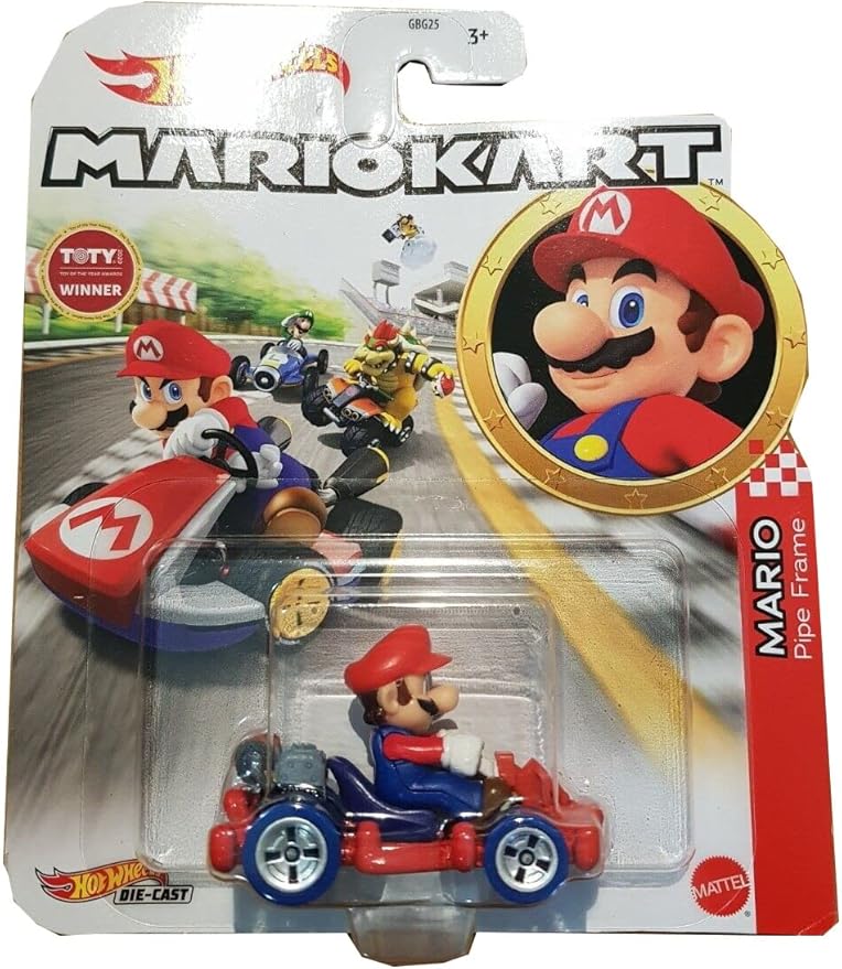 Hot Wheels Mario Kart Die Cast Mario /Toys Amazon.co.uk Toys