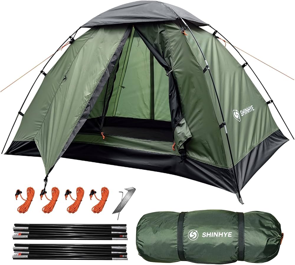 Amazon.co.jp: キャンプ用バックパッキングテント 2人用 ハイキング用